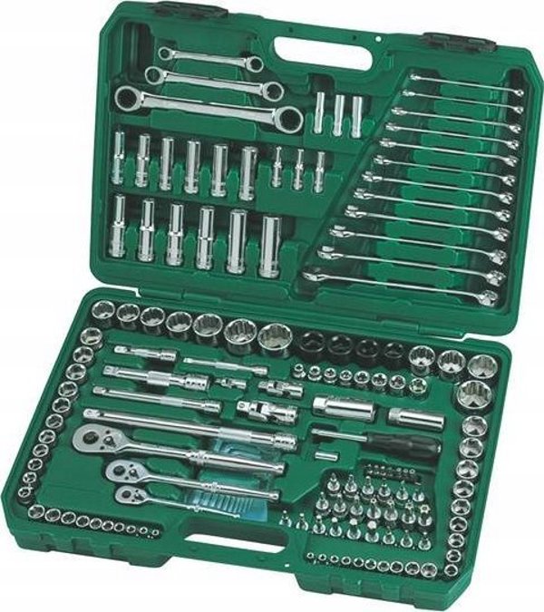 SATA Σετ εργαλείων 150 τεμαχίων 1/4" 3/8" 1/2" σε βαλίτσα