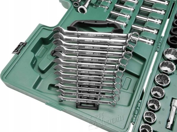 SATA Σετ εργαλείων 150 τεμαχίων 1/4" 3/8" 1/2" σε βαλίτσα