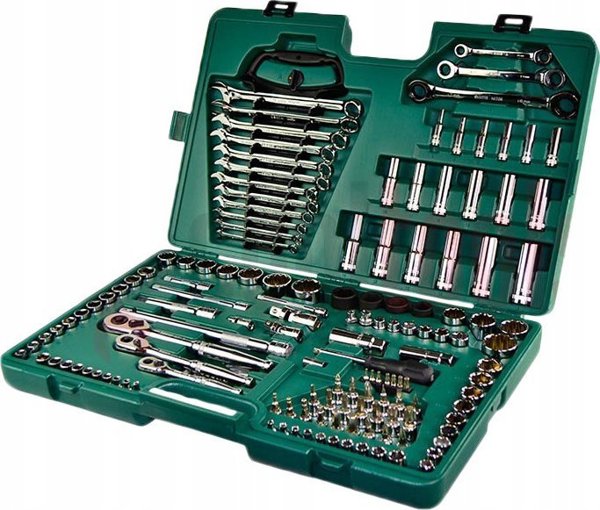 SATA Σετ εργαλείων 150 τεμαχίων 1/4" 3/8" 1/2" σε βαλίτσα