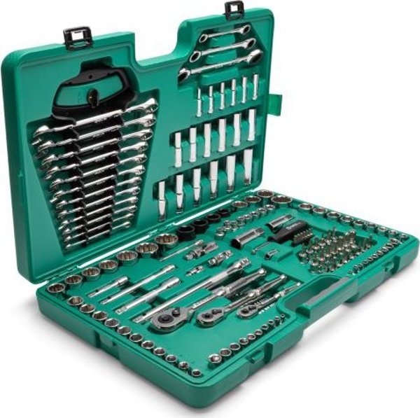 SATA Σετ εργαλείων 150 τεμαχίων 1/4" 3/8" 1/2" σε βαλίτσα