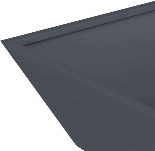 vidaXL Σετ Πλαστικές Γλάστρες, Ανθρακί Χρώμα, 50 x 50 x 15 εκ.