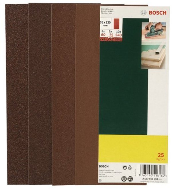 Σετ 25 χαρτιών 93x230mm μικτό
