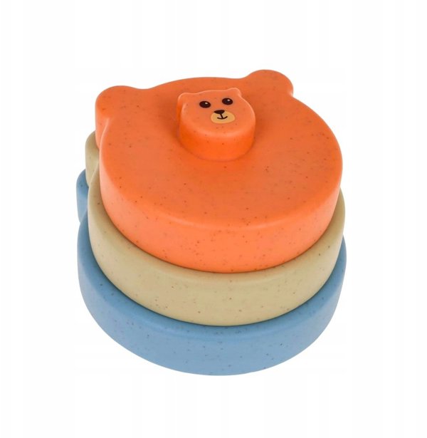 LeanToys Εκπαιδευτικά Μαλακά Τουβλάκια Sensory με Ζωάκια, Οικολογική Γόμα, 18 Τεμάχια
