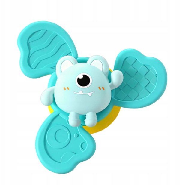 Σετ Fidget spinners, κουδουνίστρες, περιστρεφόμενες βεντούζες, πολύχρωμο, 3 τεμ.