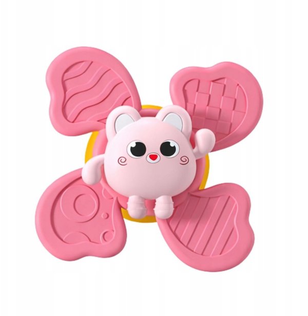 Σετ Fidget spinners, κουδουνίστρες, περιστρεφόμενες βεντούζες, πολύχρωμο, 3 τεμ.