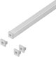Σετ Αλουμινίου Προφίλ για Ταινίες LED 2000x7,8x9 mm Λευκό με Ματ Κάλυμμα και 4 Τάπες