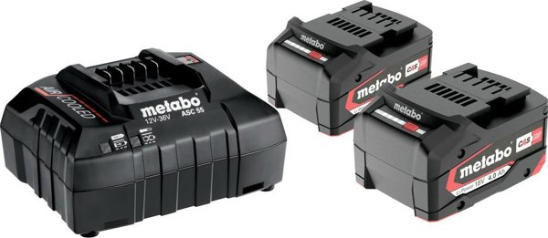 Metabo zestaw elektronarzedzi akumulatorowych 18V 4,0Ah x2 oraz ladowarka ASC 55