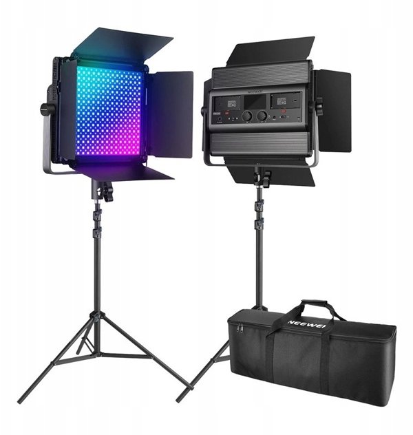 Neewer RGB1200 Σύστημα Φωτισμού Studio - 2 LED Φωτιστικά 60W, RGB, V4