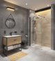 Vilarte Κρεμαστή Λεκάνη WC Mel Μαύρη Rimless, Σύνολο Συμπαγούς Σχεδιασμού, 49x33cm