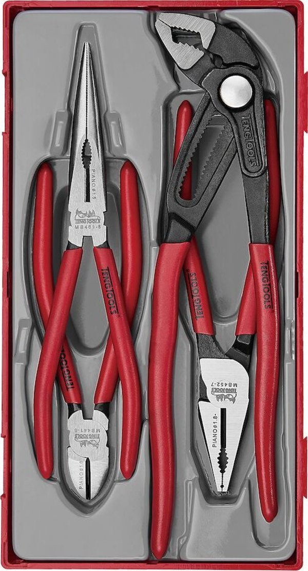 Teng Tools Σετ Πένσες 4 Τεμαχίων, Επαγγελματικά Εργαλεία Χειρός