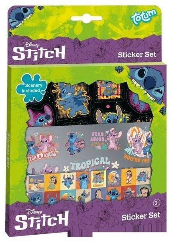 Σετ Αυτοκόλλητα με το Stitch και τους Φίλους του