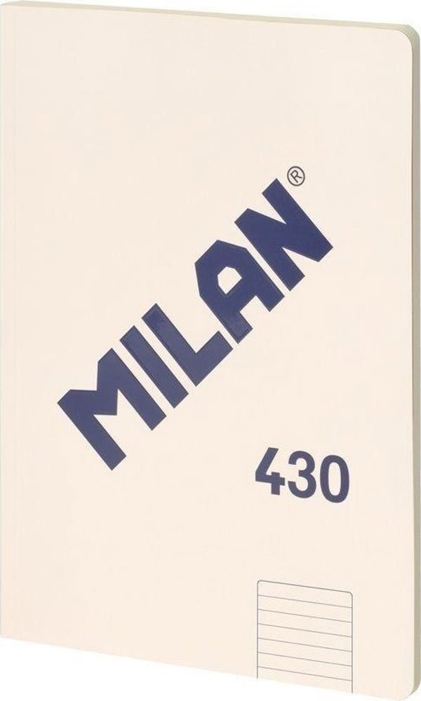 Τετράδιο κολλητό A4/48K γραμμή 1918 μπεζ MILAN