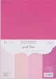 Zestaw papierow A4 20 arkuszy Pink tones 220g