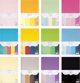 Zestaw papierow A4 20 arkuszy Pink tones 220g