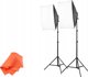 Zestaw studyjny Freepower Zestaw swiatla ciaglego 106 50x70cm SET 3200W 5500K ze statywem