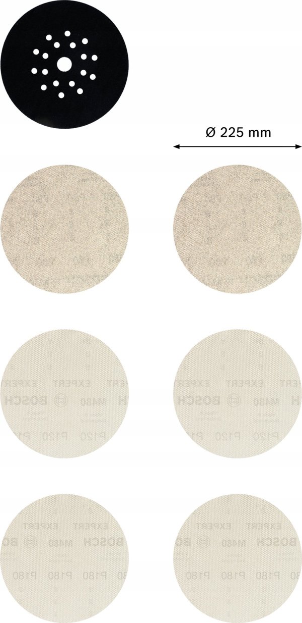 Zestaw Papierow Scierych M480 225 Start