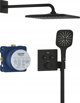 Σετ ντους Grohe Grohtherm SmartControl εντοιχισμένο με ντους Rainshower Mono 310 Cube