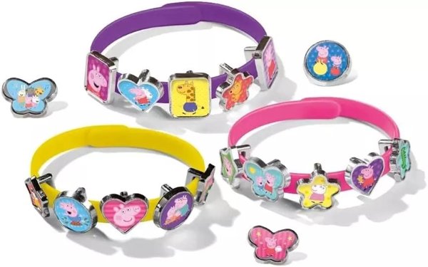 Zestaw do robienia bransoletek z charmsami Swinka Peppa