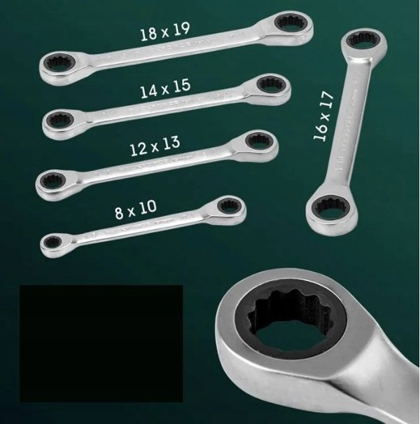 Σετ εργαλείων 142+6 τεμ. 1/4", 3/8" και 1/2" (εξάγωνα και δωδεκάγωνα) 4-36 mm