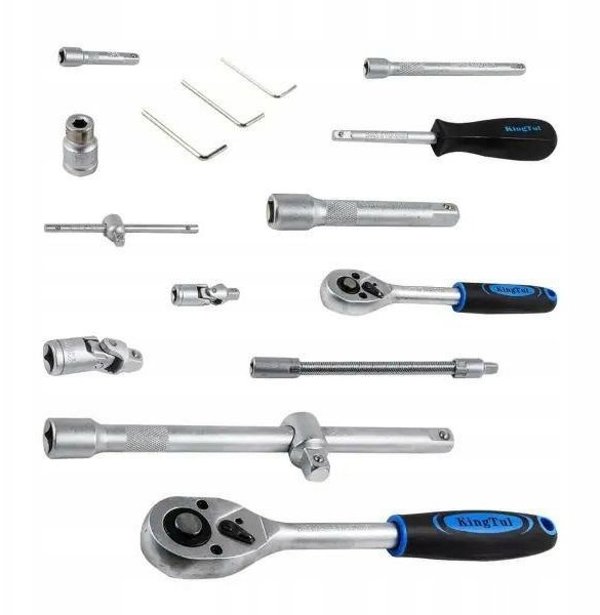Σετ εργαλείων 172τεμ 1/4" 3/8" 1/2" (εξάγωνα) (4-32mm)
