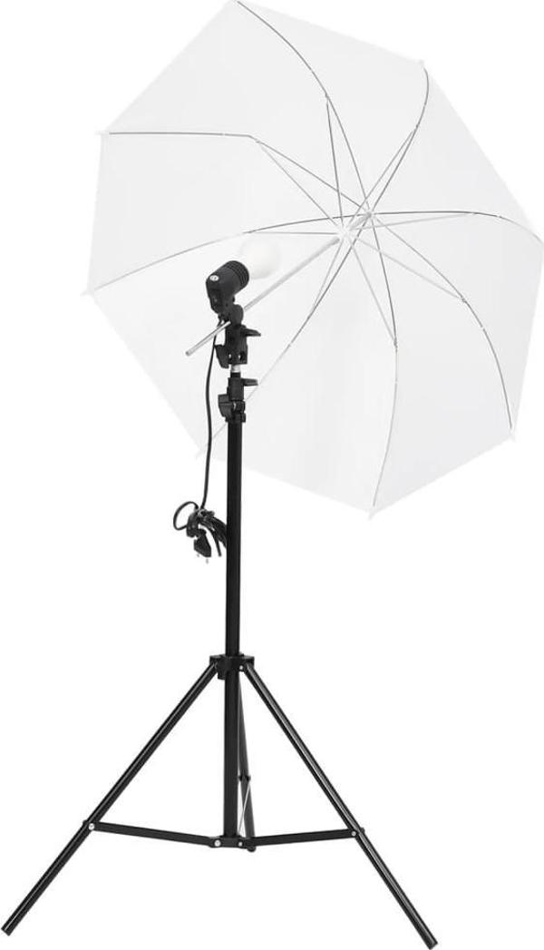 vidaXL Zestaw studyjny fotograficzny z lampami i tlami