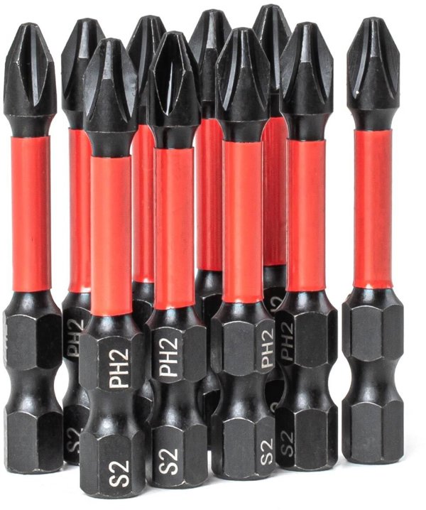 Σετ bit torsion PH2 1/4 50mm 10 τεμάχια amio-04784