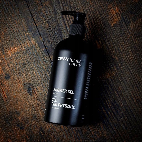 ZEW FOR MEN_Απαραίτητο φυσικό τζελ ντους με πρωτεΐνες 400ml