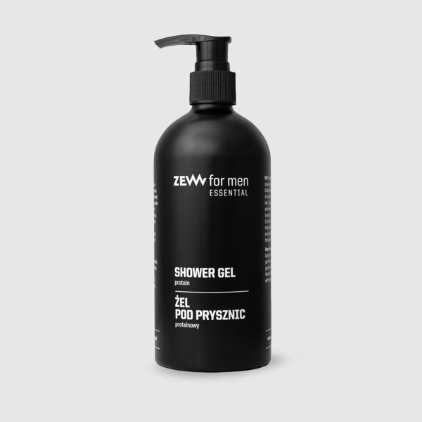ZEW FOR MEN_Απαραίτητο φυσικό τζελ ντους με πρωτεΐνες 400ml