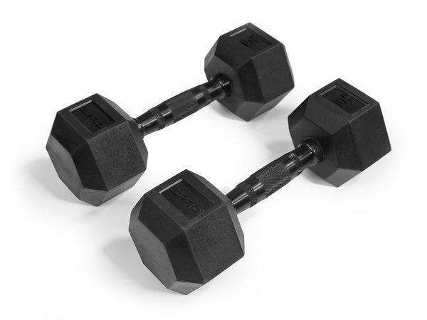 Zipro αλτήρας HEX με επικάλυψη καουτσούκ 1 x 5 kg