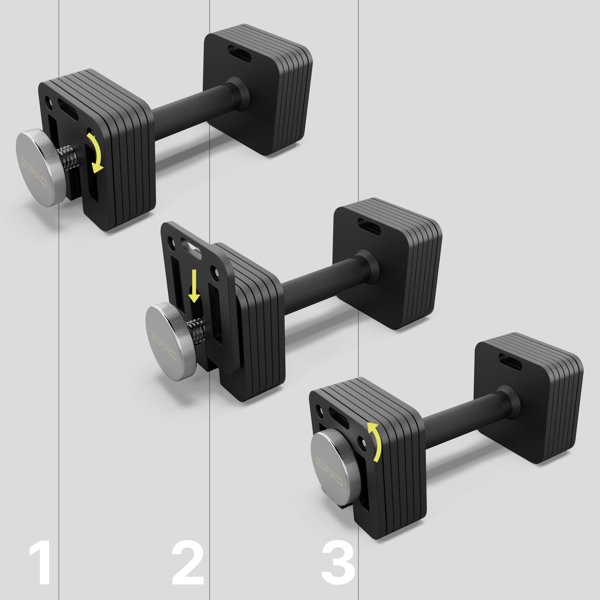 Zipro Ρυθμιζόμενα Βάρη SQUARE 16 kg