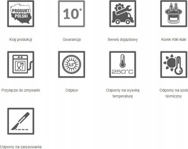 Zlewozmywak SBA_410T LAVEO ALENA