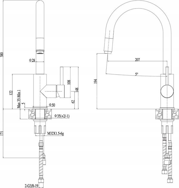 Νεροχύτης Franke S2D 651-100 Γρανίτης 143.0618.681 Πέτρινο Γκρι