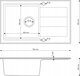 Zlewozmywak Pyramis Zestaw Pyramis Sparta Plus Lux 78x48 1B1D+IDEA BE