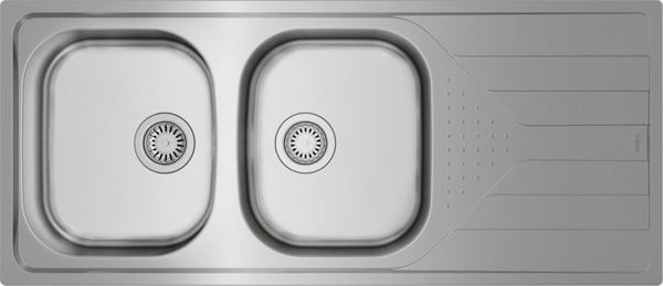Νεροχύτης Teka Universe 80 T-XP 2B 1D, γυαλισμένο ατσάλι (115170001) 8618008 8434778015133