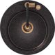 Νεροχύτης Steiner ART JAMES 210 (Ø51x20) Steingran Art Copper Black Pearl με χειροκίνητο σιφώνιο και βρύση Maggie PVD χαλκού