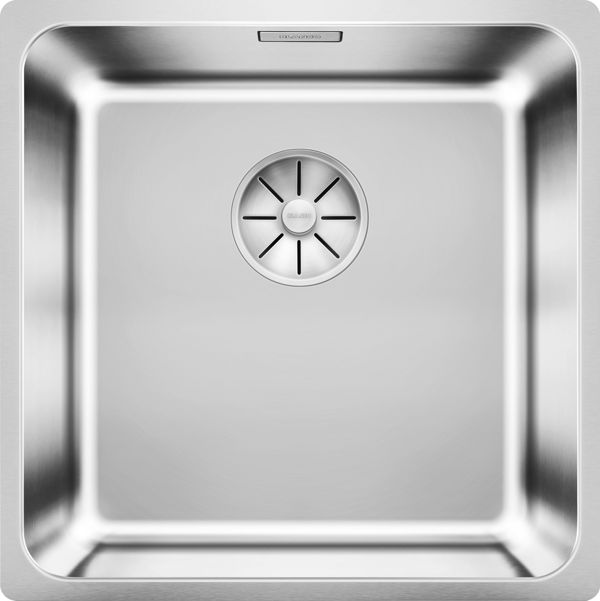 Blanco Νεροχύτης Κουζίνας Solis 400-U, Βουρτσισμένο Ατσάλι, Σύστημα InFino