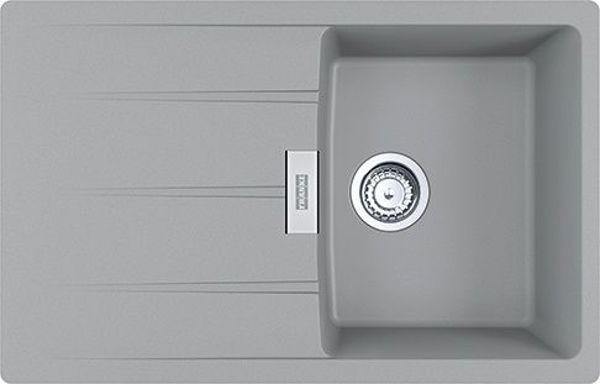 Franke Νεροχύτης Κουζίνας Γρανίτης CNG 611-78, Πέτρινο Γκρι, 78x50cm