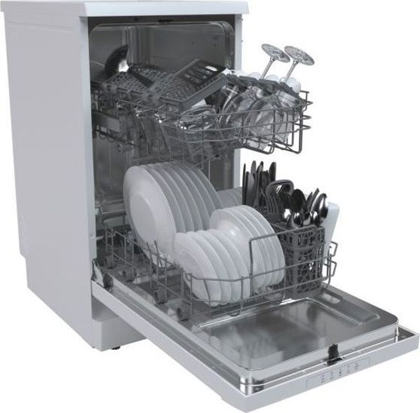Πλυντήριο Πιάτων Candy Brava CDPH 2L1049W Ελεύθερο 10 Σερβίτσια, Λευκό, 45cm