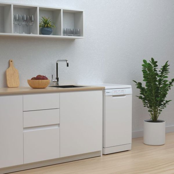 Πλυντήριο Πιάτων Candy Brava CDPH 2L1049W Ελεύθερο 10 Σερβίτσια, Λευκό, 45cm