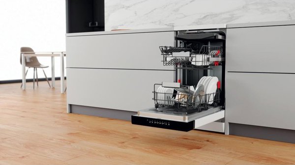 Whirlpool WSFO 3O34 PF Πλυντήριο Πιάτων 45cm 10 Σερβίτσια με Τεχνολογία 6th Sense Inox