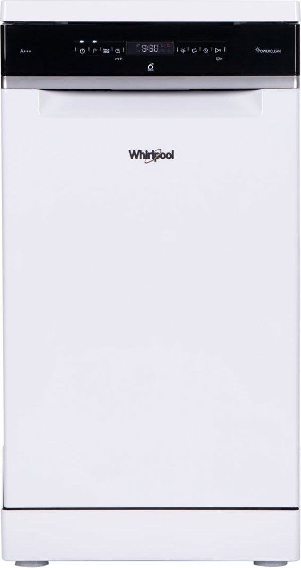 Whirlpool WSFO 3O34 PF Πλυντήριο Πιάτων 45cm 10 Σερβίτσια με Τεχνολογία 6th Sense Inox