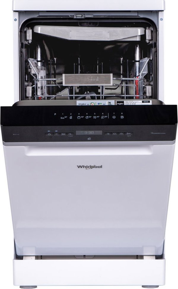 Whirlpool WSFO 3O34 PF Πλυντήριο Πιάτων 45cm 10 Σερβίτσια με Τεχνολογία 6th Sense Inox