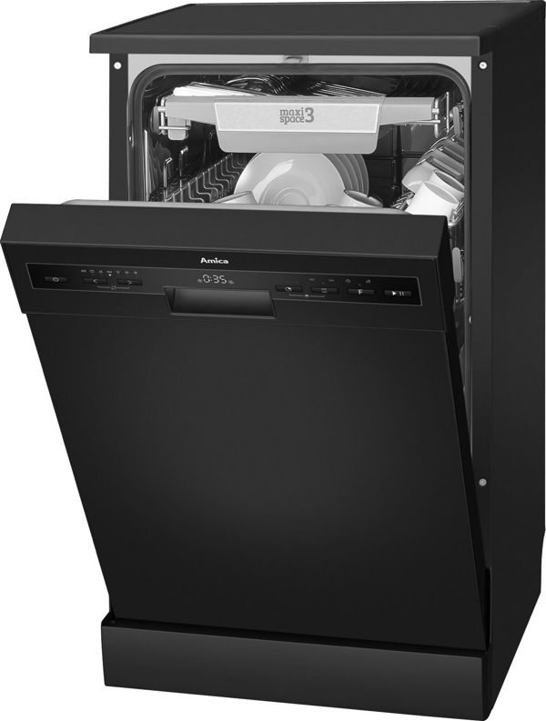 Amica Πλυντήριο Πιάτων DFM46C8EOiBH, 45cm, SilentDrive 3.0, OpenDry & SteamPower