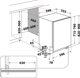 Zmywarka Whirlpool Built-in dishwasher Whirlpool W7I HF60 TU