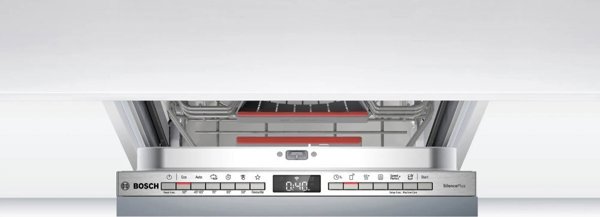 Bosch Serie 4 SPV4HMX49E Πλυντήριο Πιάτων 45cm, 10 Σετ, Μερικώς Ενσωματωμένο