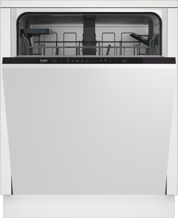 Beko DIN36430 Πλυντήριο Πιάτων Εντοιχιζόμενο 14 Σετ, 60cm, με Οθόνη & Μισό Φορτίο, 48dB