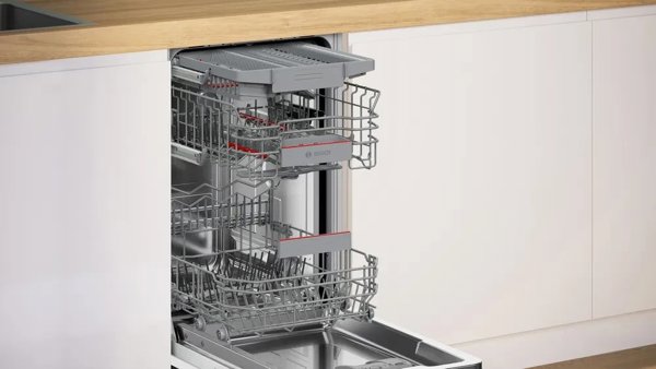 Bosch SPV4EMX25E Εντοιχιζόμενο Πλυντήριο Πιάτων 45cm, 10 Σερβίτσια, Home Connect