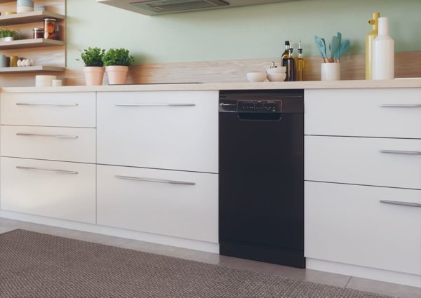Zmywarka Candy Dishwasher | CDPH 2L1047B | Free standing | Width 45 cm | Number of place settings 10 | Number of programs 5 | Energy efficiency class E | Inox