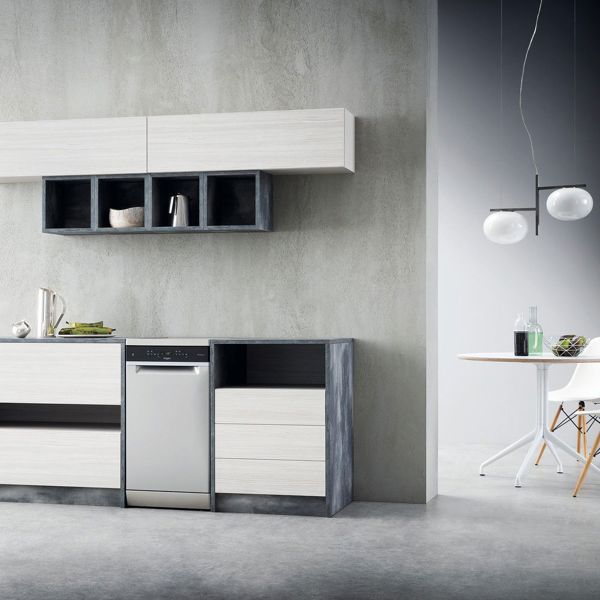 Πλυντήριο Πιάτων Whirlpool WSFO 3O23 PF X, 45cm, 10 Σετ, PowerClean Pro, Inox