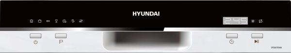 Hyundai Πλυντήριο Πιάτων Πάγκου DTC657DW8F, Κλάση Α, Λευκό
